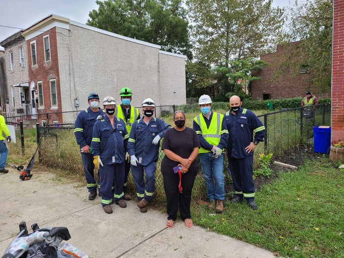 Covanta Camden Lot Clean Up