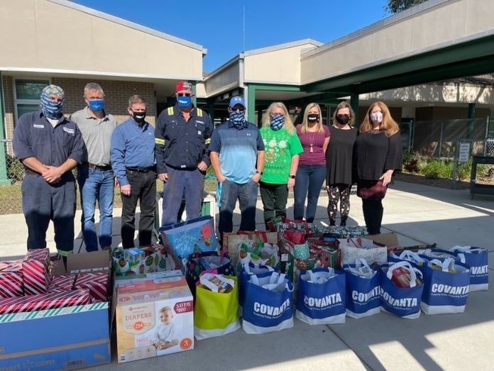 Covanta Pasco Holiday Gift Donation